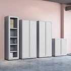 Armário De Aço 2 Portas 200x90x40 Pandin Ap402m - Cinza/branco