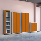 Armário De Aço 2 Portas 200x90x40 Pandin Ap402m - Cinza/laran