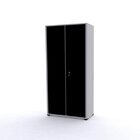 Armário De Aço 2 Portas 3 Prateleiras Com Chave Ap408sl