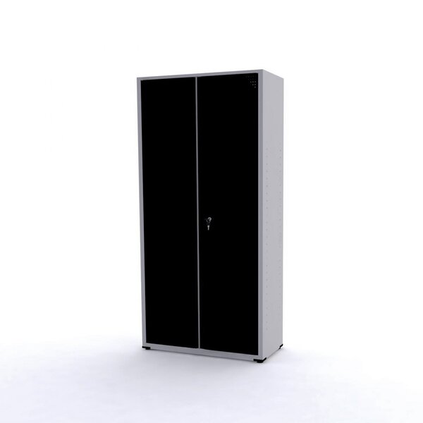 Armário De Aço 2 Portas 3 Prateleiras Com Chave Ap408sl