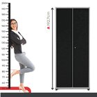 Armário De Aço 2 Portas 4 Prateleiras Com Chave Ap409sl