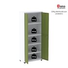 Armário De Aço 2 Portas 4 Prateleiras Com Chave Ap409sl Branc