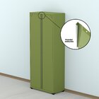 Armário De Aço 2 Portas 4 Prateleiras Com Chave Ap409sl Verde