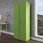 Armário De Aço 2 Portas 4 Prateleiras Com Chave Ap409sl Verde