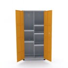 Armário De Aço 2 Portas 5 Prateleiras Ap408mu