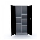 Armário De Aço 2 Portas Com Chave 5 Prateleiras Ap408mu