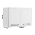 Armário De Aço Duplo Médio 2 Portas Bertolini Evidence 7005 B