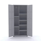 Armário De Aço Multiuso 200x90x40 Pandin Ap402mu - Cinza