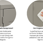 Armário De Aço Roupeiro Academia 08 Portas Grandes Locker