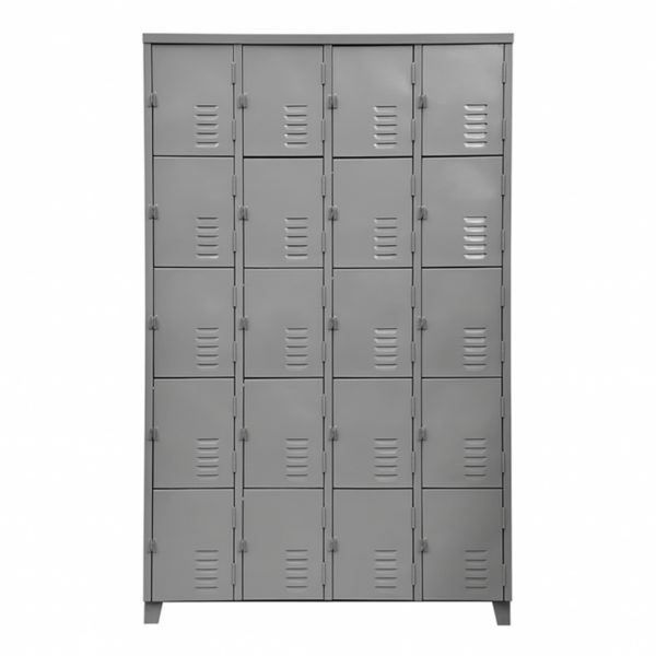 Armário De Aço Roupeiro Academia Vestiário 20 Portas Locker C