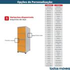 Armário De Arquivo De Aço Pandin 4 Gavetas Gavetas Cinza/bran