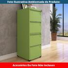 Armário De Arquivo De Aço Pandin 4 Gavetas Gavetas Verde Miró