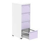 Armário De Arquivo Oficio 4 Gavetas Pandin 47 Cm (larg) Aço B