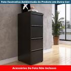 Armário De Arquivo Oficio 4 Gavetas Pandin 47cm (larg) Aço Br