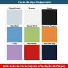 Armário De Arquivo Oficio 4 Gavetas Pandin 47cm (larg) Aço Pr