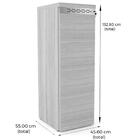 Armário De Arquivo Oficio Pe50 Pandin 45,60 Cm (largura) Em M