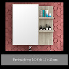 Armário De Banheiro 2 Portas 2 Gavetas 100% Mdf Barrique/arge