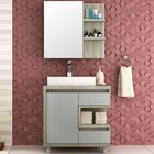 Armário De Banheiro 2 Portas 2 Gavetas 100% Mdf Barrique/arge