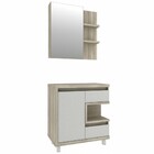 Armário De Banheiro 2 Portas 2 Gavetas 100% Mdf Barrique/arge