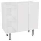 Armário De Banheiro 2 Portas 2 Prateleiras Branco Gab1015 - E