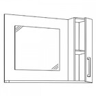 Armário De Banheiro 3 Portas 1 Nicho Com Espelho Branco Cnj10