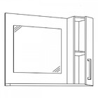 Armário De Banheiro 3 Portas 1 Nicho Com Espelho Branco Cnj10