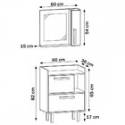 Armário De Banheiro 3 Portas 1 Nicho Com Espelho Preto/madeir