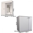 Armário De Banheiro 3 Portas 5 Prateleiras Conjunto Raquel Br