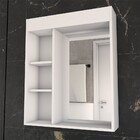 Armário De Banheiro 3 Portas 5 Prateleiras Conjunto Raquel Br