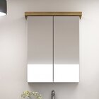 Armário De Banheiro 50cm 02 Portas Ref 501 Branco/itapuã