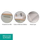 Armário De Banheiro 60 Cm Metalon Caribe Mgm Móveis Pistache