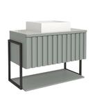 Armário De Banheiro 80 Cm Metalon Havai Mgm Móveis Pistache