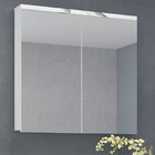 Armário De Banheiro 90cm 02 Portas Ref 910 Branco/thassos