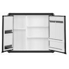 Armário De Banheiro Alumínio Sobrepor Lbp16s Preto Astra