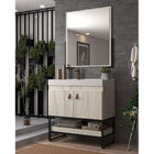 Armário De Banheiro Bahamas 80 Com Espelho 2 Portas E 1 Nicho