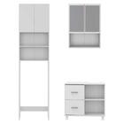 Armário De Banheiro C/ Espelho E 2 Portas, Balcão De Pia E Ar