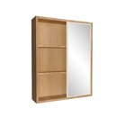 Armário De Banheiro Com Espelho 1 Porta De Correr 2 Preteleir