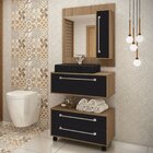 Armário De Banheiro Com Gaveteiro Cuba E Espelheira C0080607p