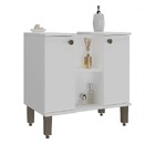 Armário De Banheiro Elly 2 Portas Branco - Pnr Móveis