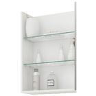 Armário De Banheiro Jasmin Com Espelho 1 Pt Branco 80 Cm