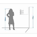 Armário De Banheiro Jasmin Com Espelho 1 Pt Branco 80 Cm