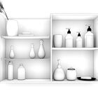 Armário De Banheiro Jasmin Com Espelho 1 Pt Carvalho 60 Cm