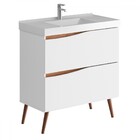 Armário De Banheiro Lille 2 Gavetas Branco/tauari - Móveis Bo