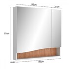 Armário De Banheiro Lille 2 Portas 2 Gavetas Branco/tauari -