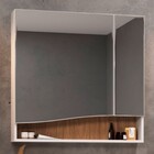 Armário De Banheiro Lille 2 Portas Com Espelho Branco/tauari