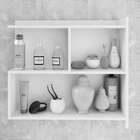 Armário De Banheiro Lis Com Espelho 1 Pt Amêndoa 60 Cm