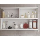 Armário De Banheiro Lis Com Espelho 1 Pt Café 80 Cm