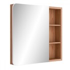 Armário De Banheiro Madri 1 Porta Com Espelho Branco/tauari -