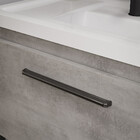 Armário De Banheiro Metalo C/ Lavatório E Espelheira Cimento