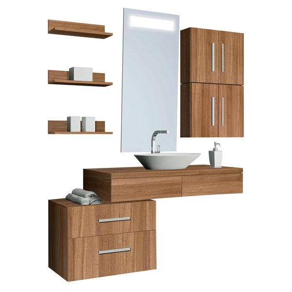 Armário Modular Noce 40×24,30×14,90cm Noce Gaam Leroy Merlin Artesanato Facil E Lucrativo ~ Armário Modular Noce 40×24,30×14,90cm Noce Gaam Leroy Merlin
